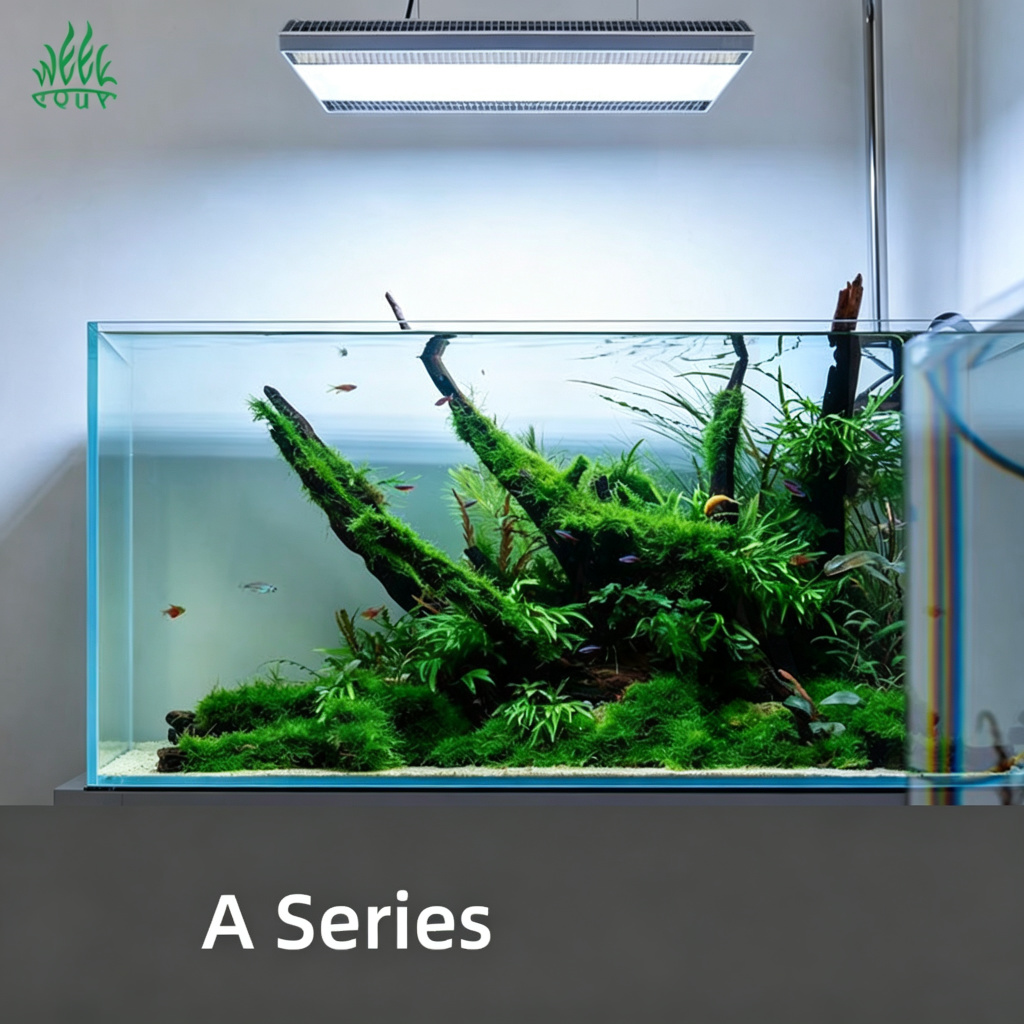 Planted Aquarium Hanging Light - Week Aqua A430Pro LED Aquarium Light
