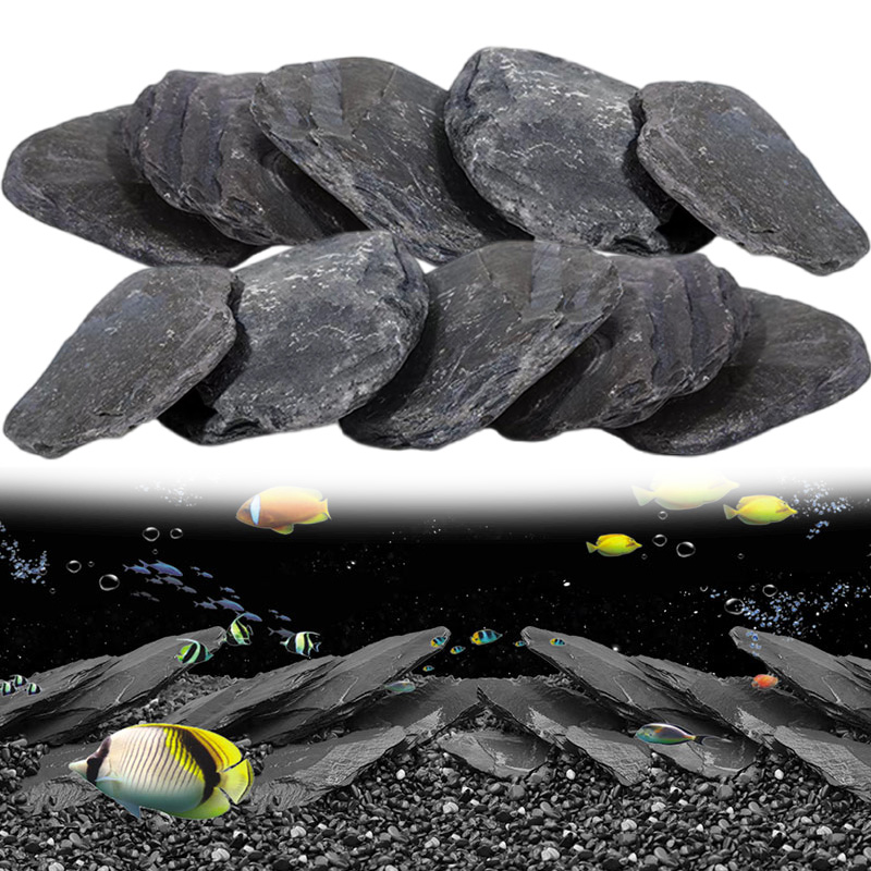 Aquasoil Substrate - 500g/1000g Aquarium Slate Chips – Fish-Safe