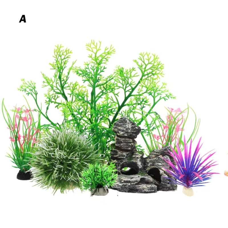 Planted Aquarium With Rocks - 10pcs Hot Selling New Arrival Plastic