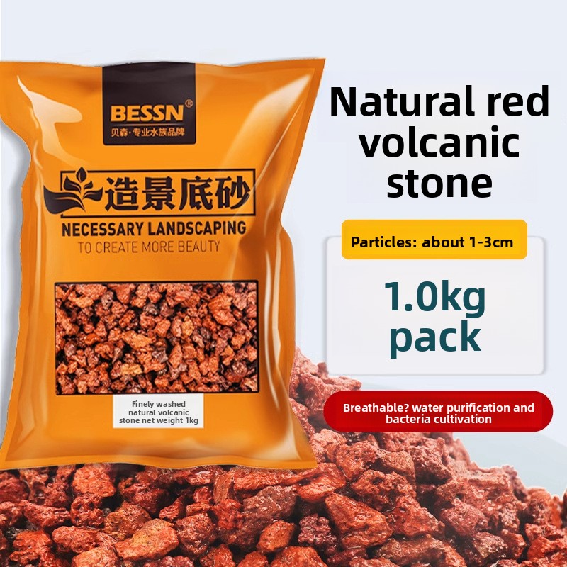 Aquarium Planted Sand - BESSN Volcanic Rock Aquarium Substrate-Lava Stone