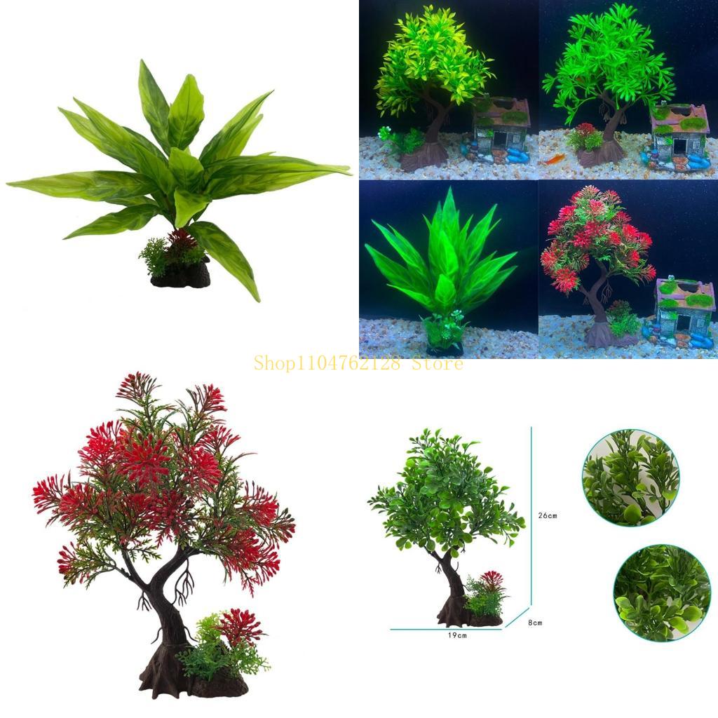 Planted Aquarium Best Fish - Aquarium Plant Decor Artificial Aquatic Plastic