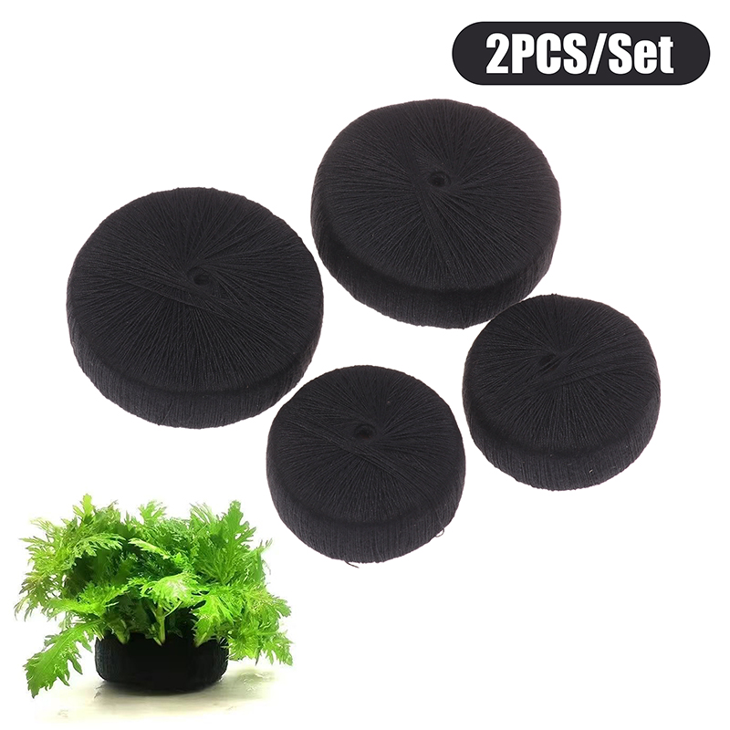 Aquarium Plant Roots - 2Pcs 5/7cm Fish Tank Water Grass