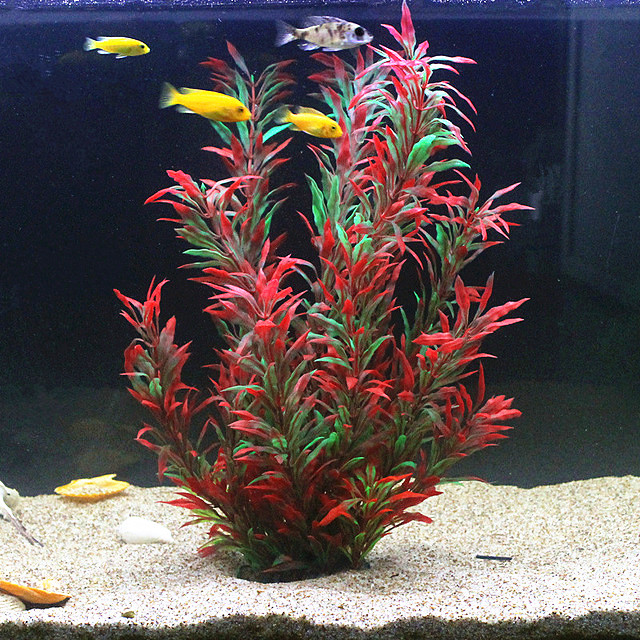 Aquarium Planted Tank - 50CM Artificial Fish Tank Rare Plants