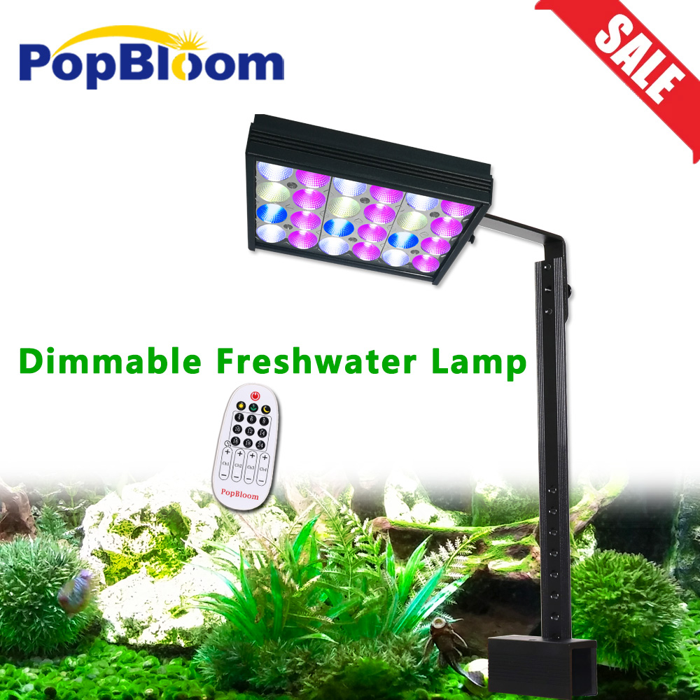Planted Aquarium Freshwater - PopBloom-Timer Aquarium LED Lighting,Freshwater LED Aquarium