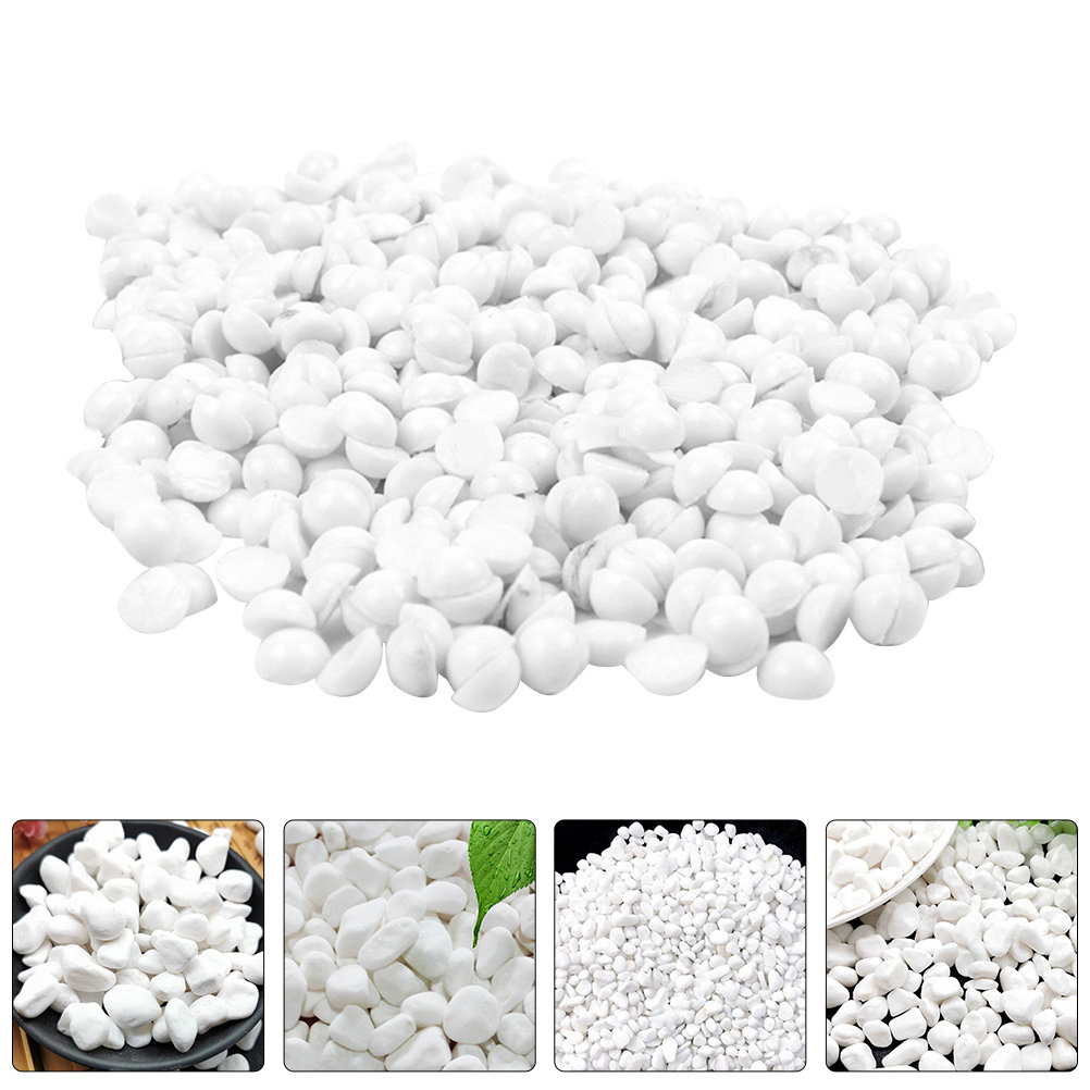 Aquarium Planted Tank - 1Set White Fine Texture Decorative Stone