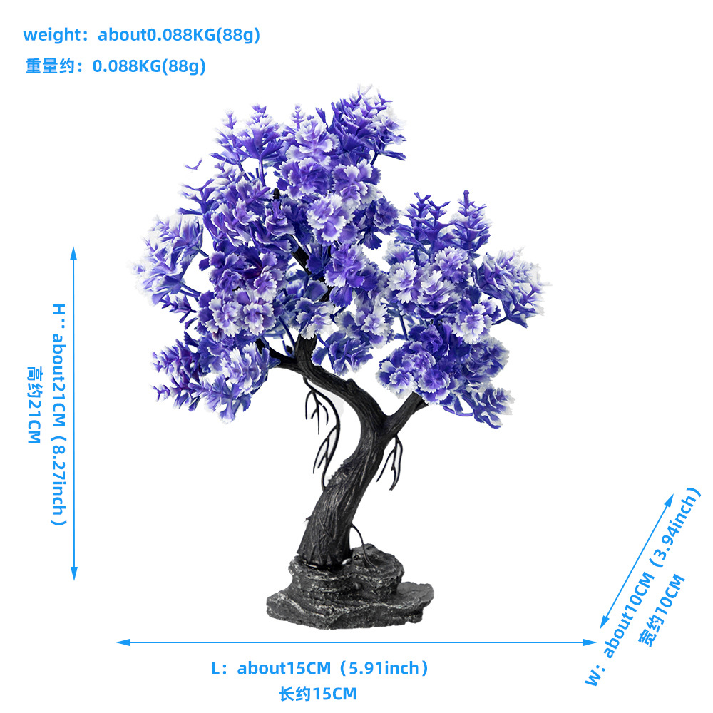 New Simulation Moss Tree Fish  - Aquarium Planted Sand recension och pris