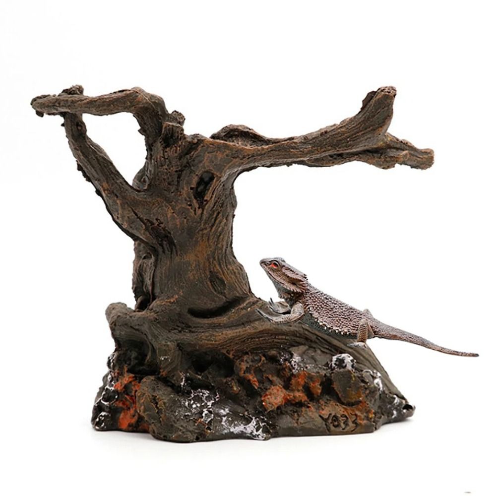 12cm Resin Tree Trunk Ornament - Aquarium Plant Root Tabs recension och pris