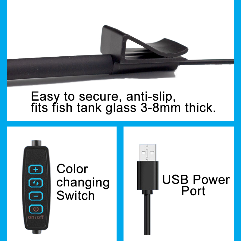 USB Aquarium LED Lamp Fish Tan - Aquarium Plant Light Spectrum recension och pris