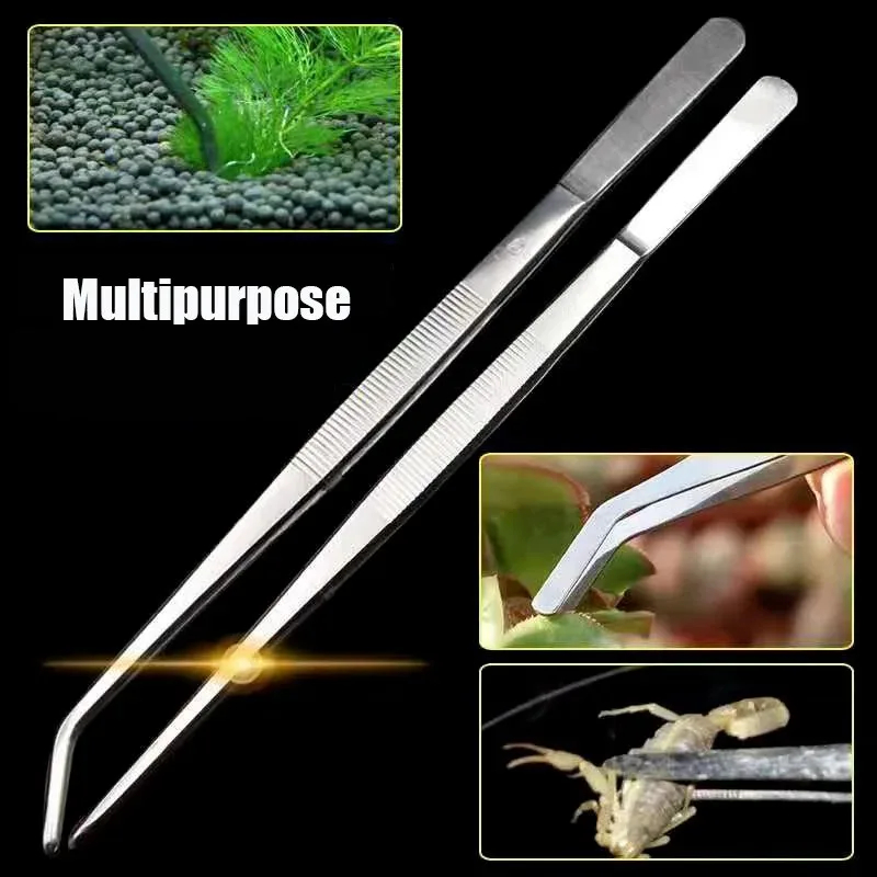 38cm Stainless Steel Aquarium  - Planted Clip Tweezers recension och pris
