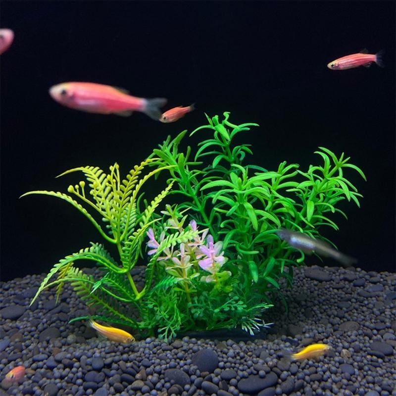 Artificial Aquarium Decoration - Planted Aquarium Best Fish recension och pris