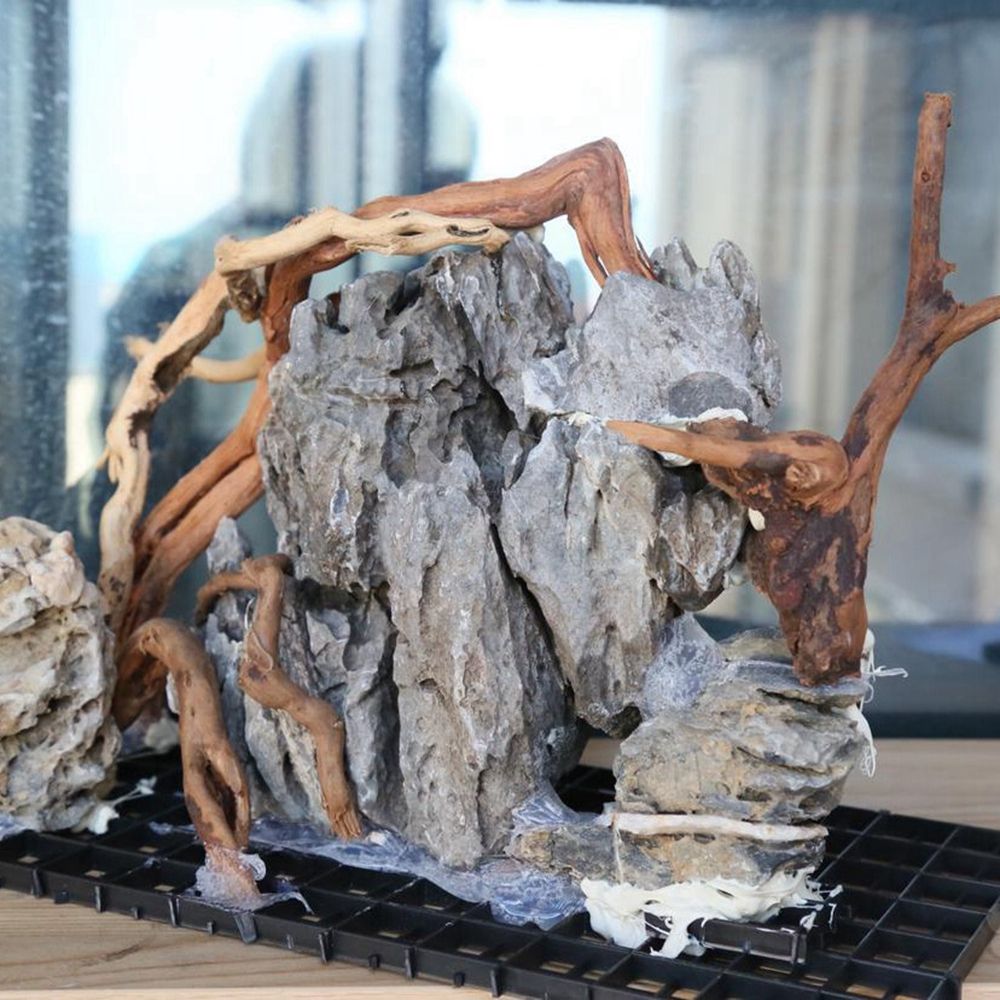 Wood N1N Reptile Tank Backgrou - Aquarium Plant Roots recension och pris