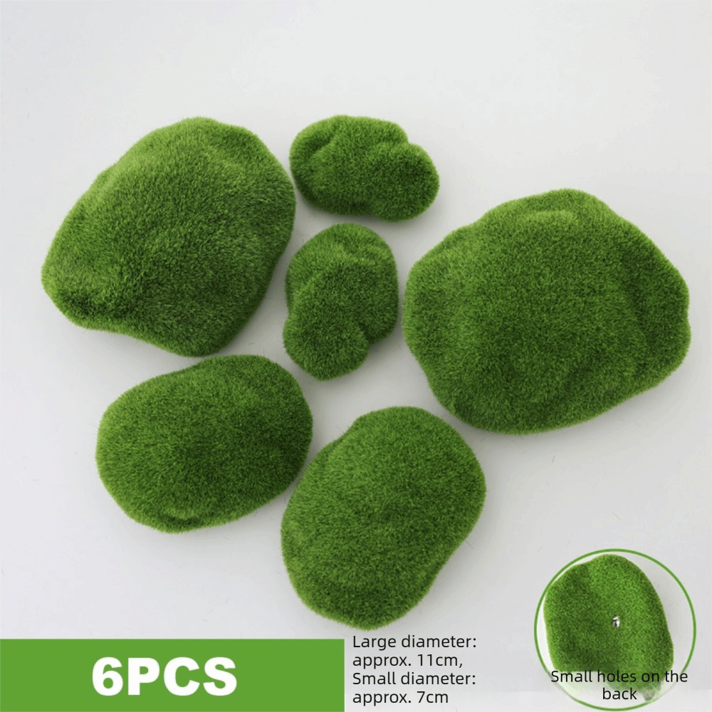 2/4/6/10PCS Green Artificial M - Planted Aquarium With Rocks recension och pris