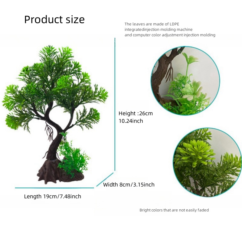 Fish Tank DIY  Artificial Aqua - Aquarium Plant Roots recension och pris