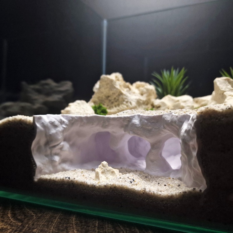 3D Printed Forked Cave Aquariu - Aquarium Plant Root Tabs recension och pris