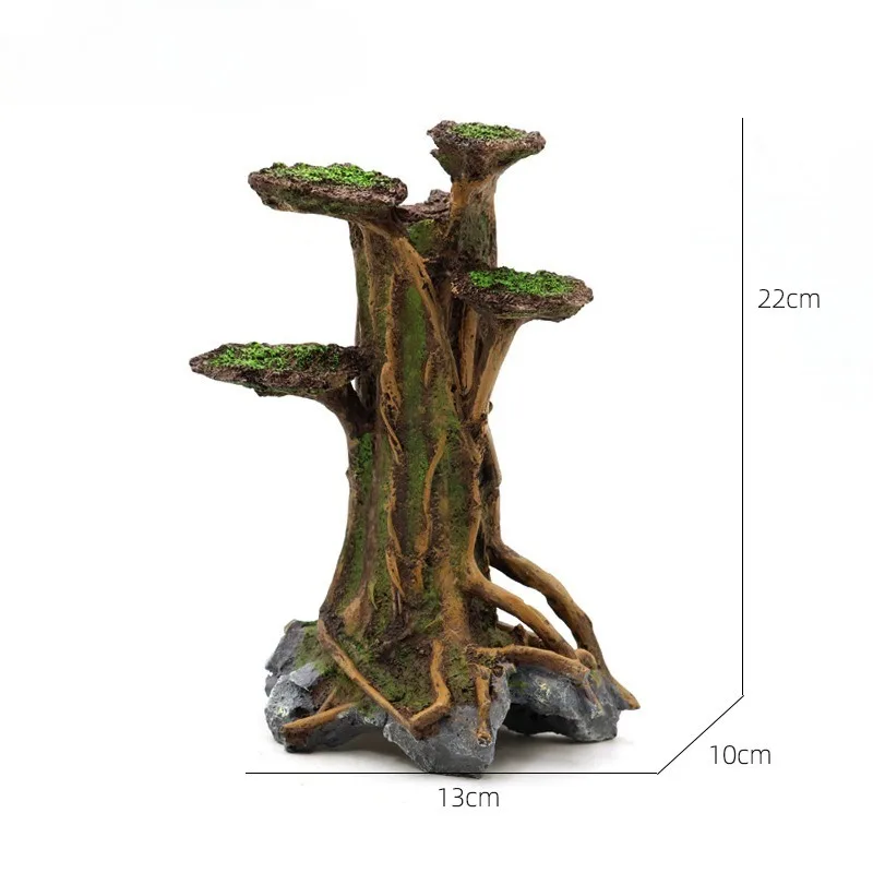Artificial Moss Tree Driftwood - Aquarium Plant Roots recension och pris