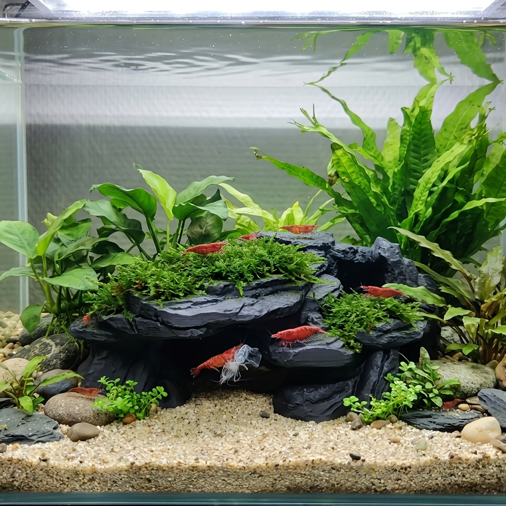 PLA Cave Aquarium Hidden Fish  - Aquarium Plant Root Tabs recension och pris