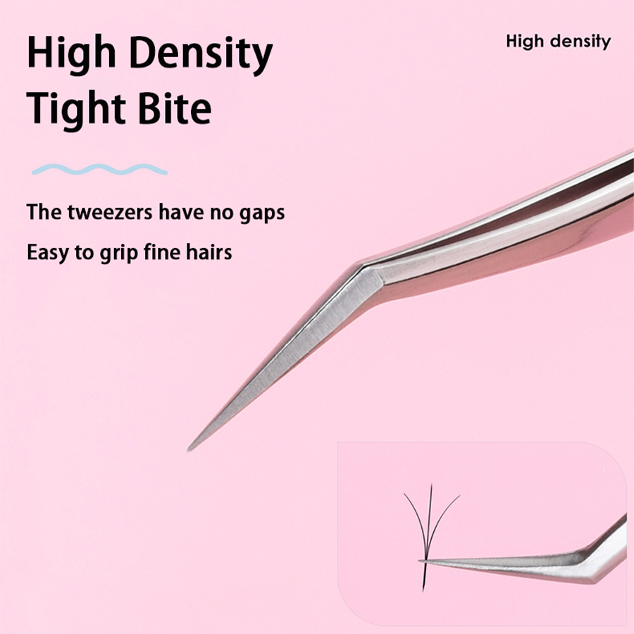 Stainless Steel Eyelash Tweeze - Planted Clip Tweezers recension och pris