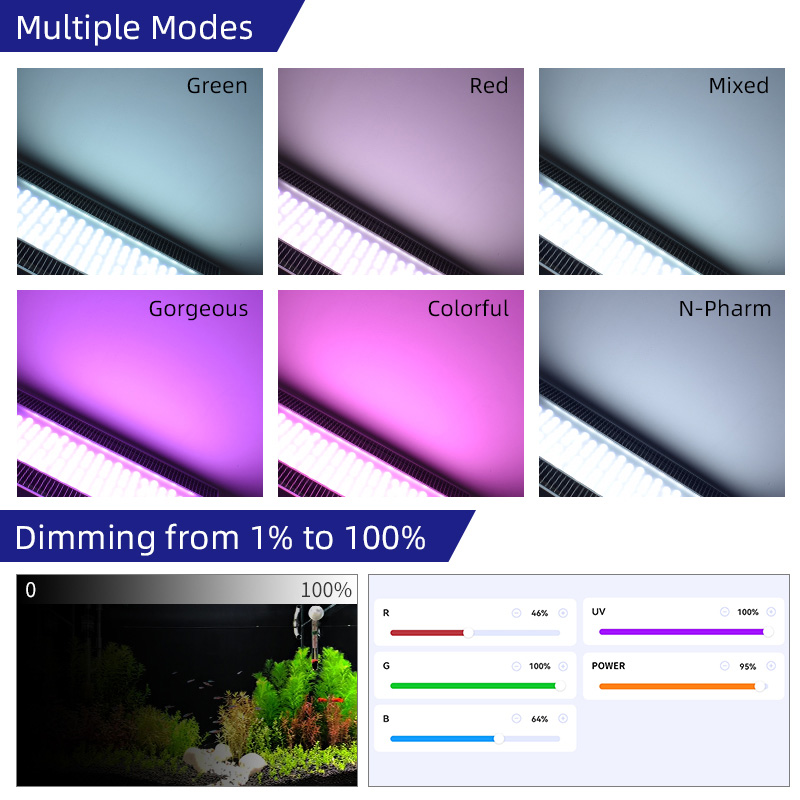 Week Aqua A430 Pro LED Aquariu - Planted Aquarium Hanging Light recension och pris