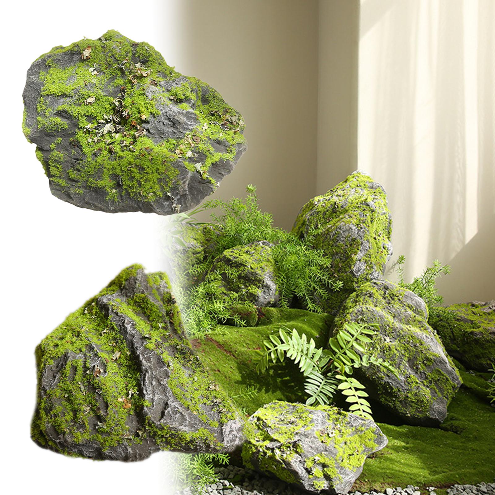 Faux Moss Stone Simulation Roc - Planted Aquarium With Rocks recension och pris
