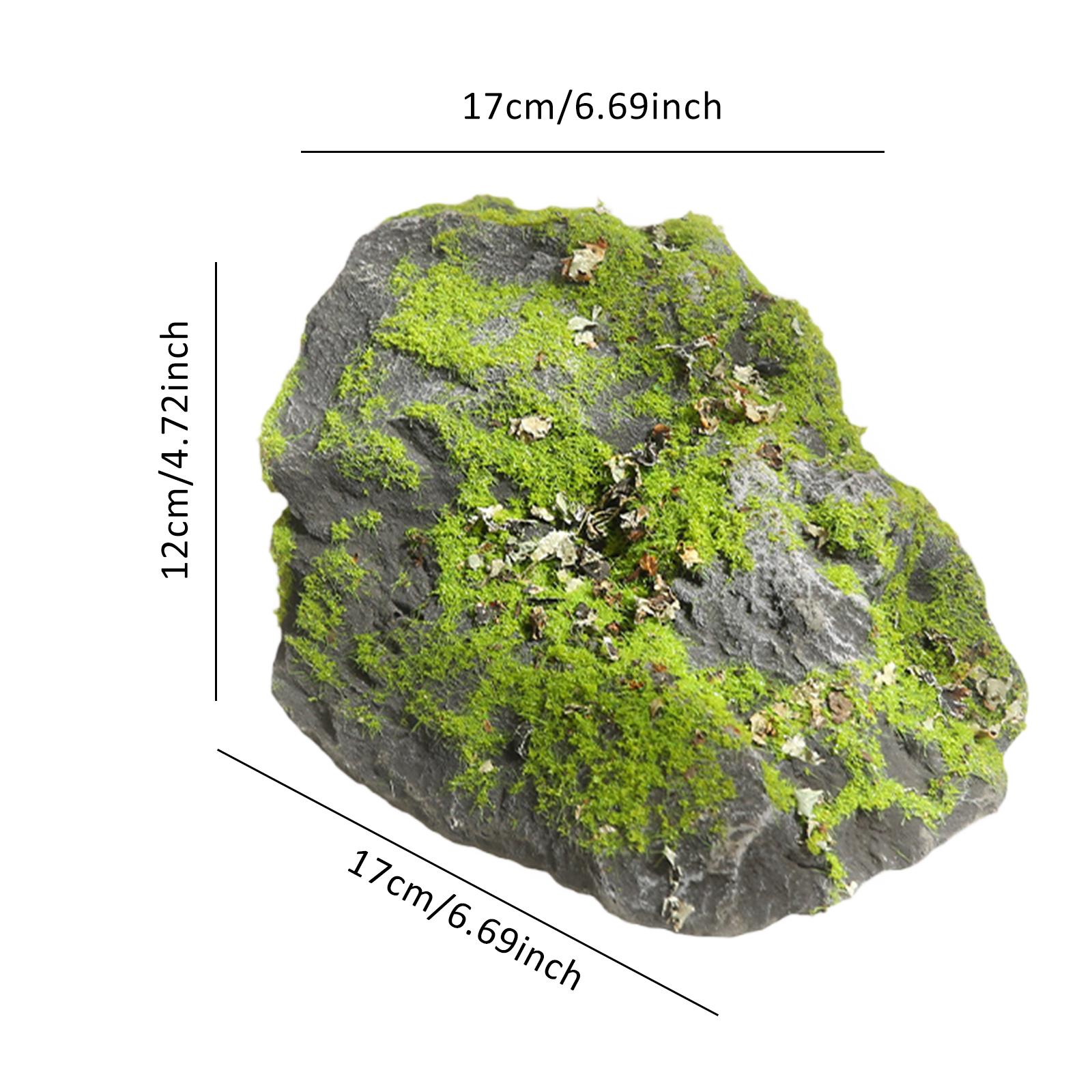 Faux Moss Stone Simulation Roc - Planted Aquarium With Rocks recension och pris