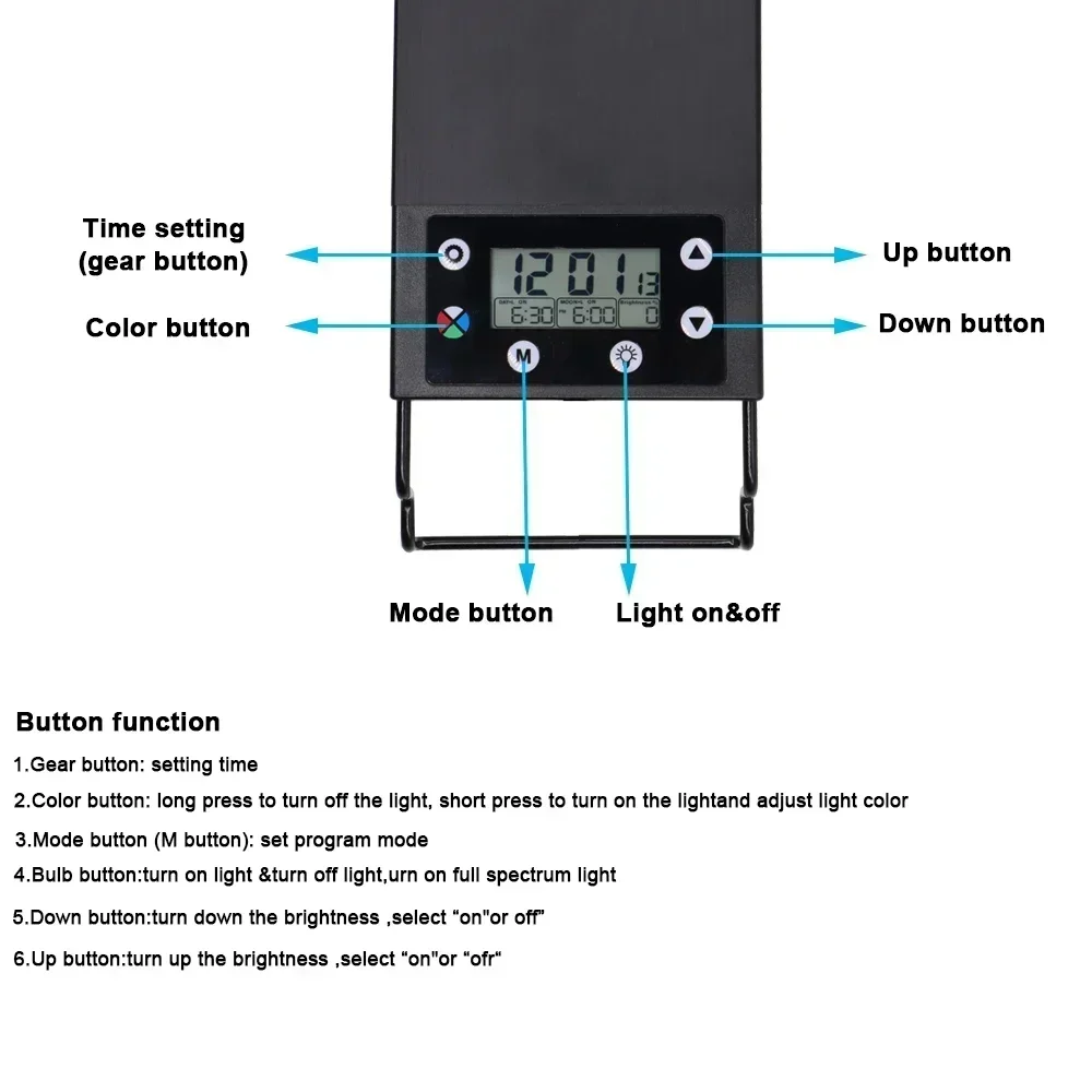 IP68 Waterproof Aquarium LED L - Aquarium Plant Light Spectrum recension och pris