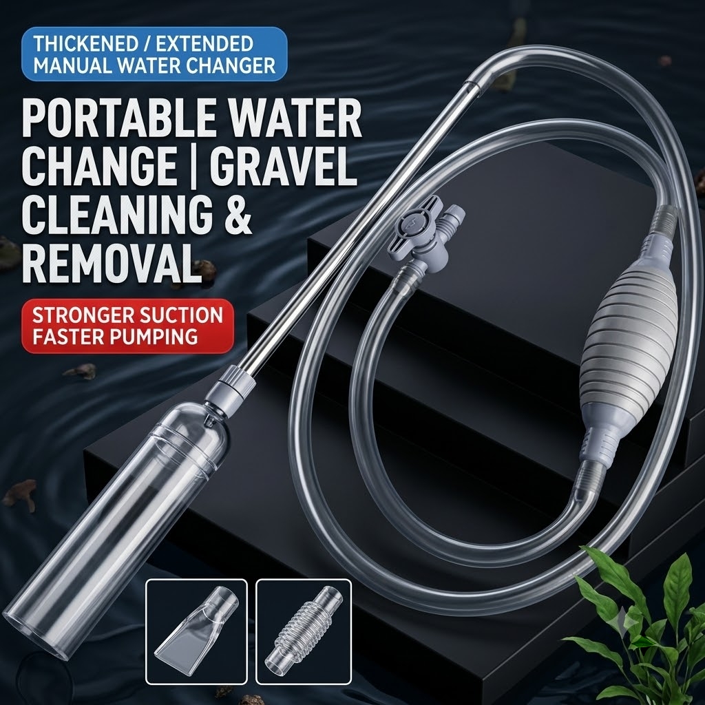 Aquarium Siphon, Manual Water  - Planted Aquarium Products recension och pris