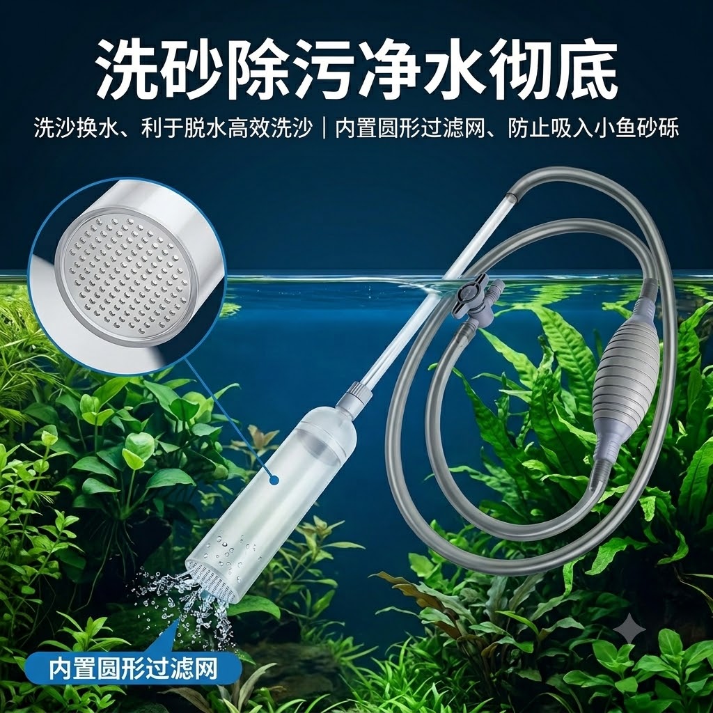 Aquarium Siphon, Manual Water  - Planted Aquarium Products recension och pris