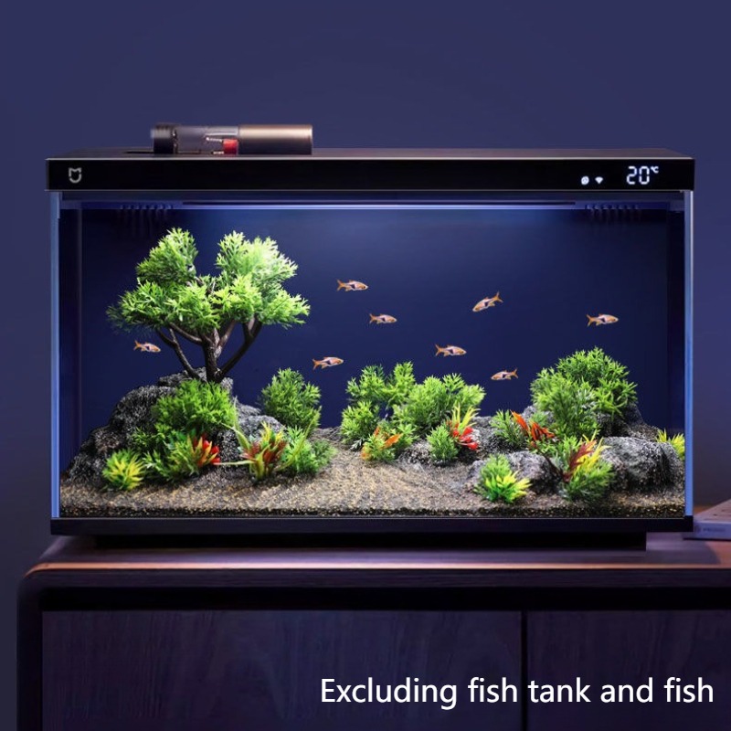 Fish Tank Decoration Simulatio - Planted Aquarium With Rocks recension och pris