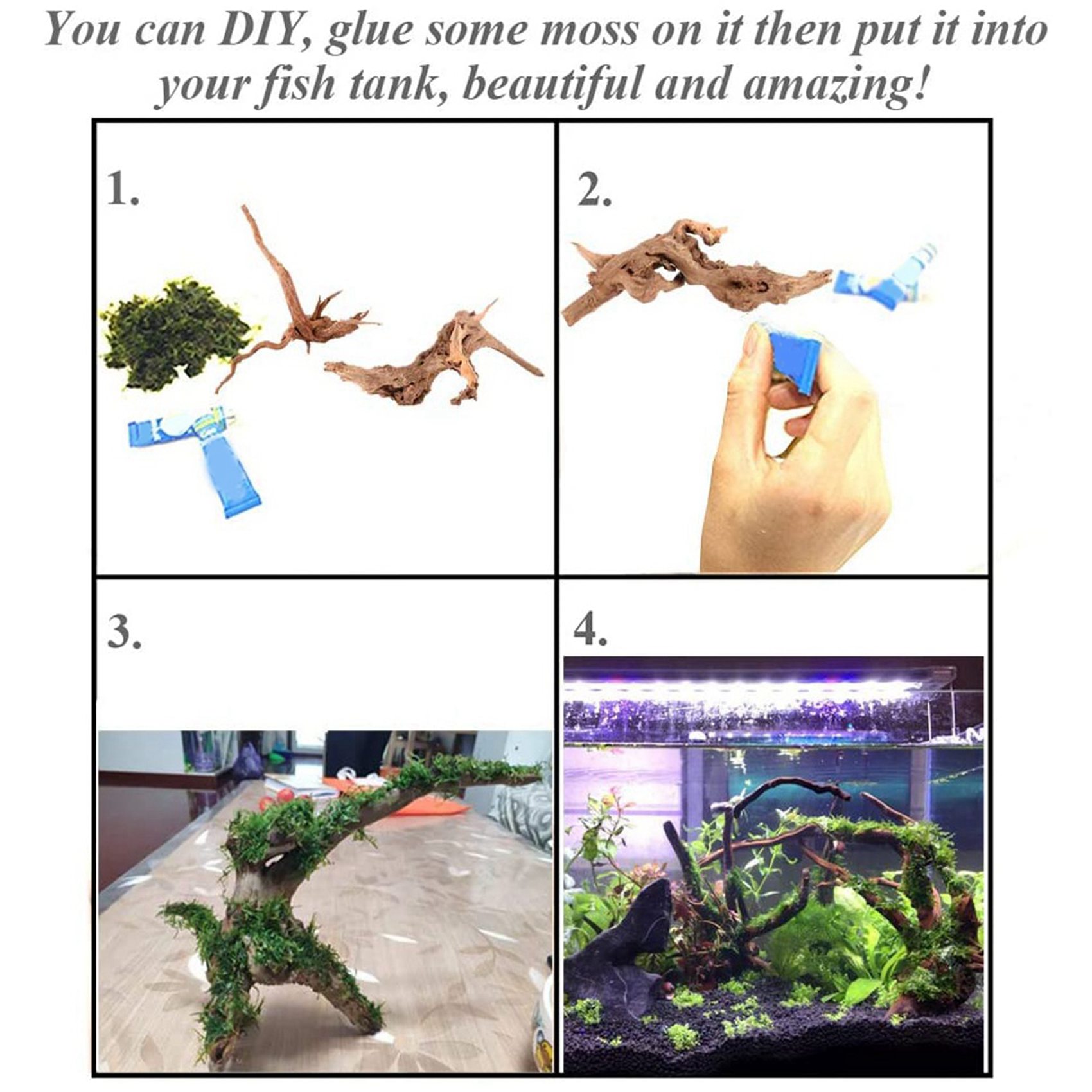 Hot Sale-Mini Driftwood For Aq - Aquarium Plant Root Tabs recension och pris
