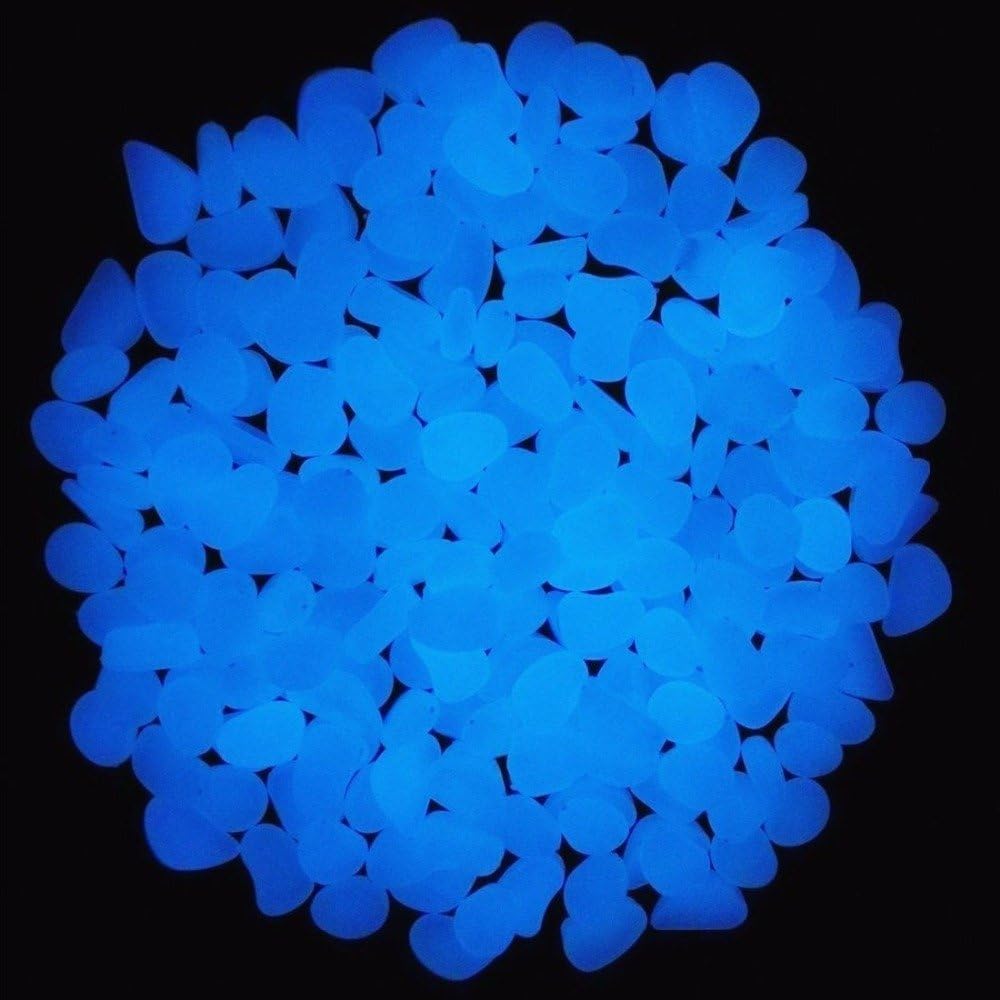 Fish Tank Rocks Glow Blue Pebb - Aquarium Planted Tank recension och pris