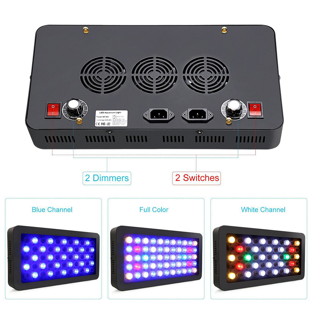 165W LED Aquariums Light Dimma - Planted Aquarium Freshwater recension och pris
