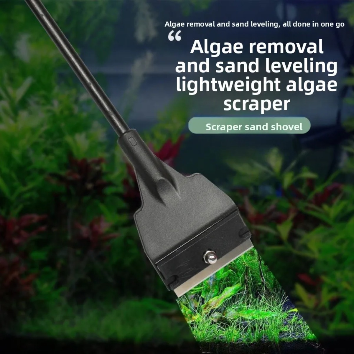 Fish Tank Glass Algae Scraper  - Aquarium Planted Sand recension och pris
