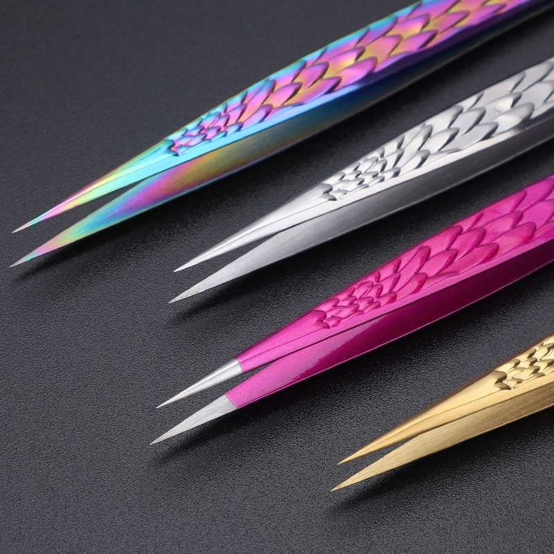 2PCS Tweezers For False Eyelas - Planted Clip Tweezers recension och pris