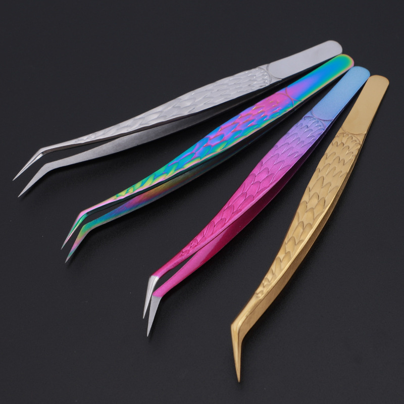 2PCS Tweezers For False Eyelas - Planted Clip Tweezers recension och pris