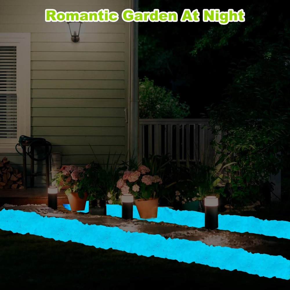 100 Pack Glow in The Dark Ston - Planted Aquarium With Rocks recension och pris