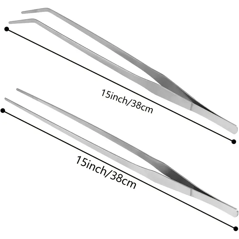 38cm Stainless Steel Aquarium  - Planted Clip Tweezers recension och pris