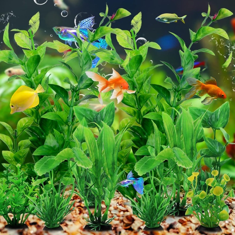 10/20Pcs Artificial Aquarium P - Aquarium Planted Tank recension och pris