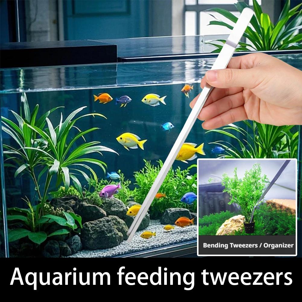 27cm Stainless Steel Aquarium  - Planted Clip Tweezers recension och pris