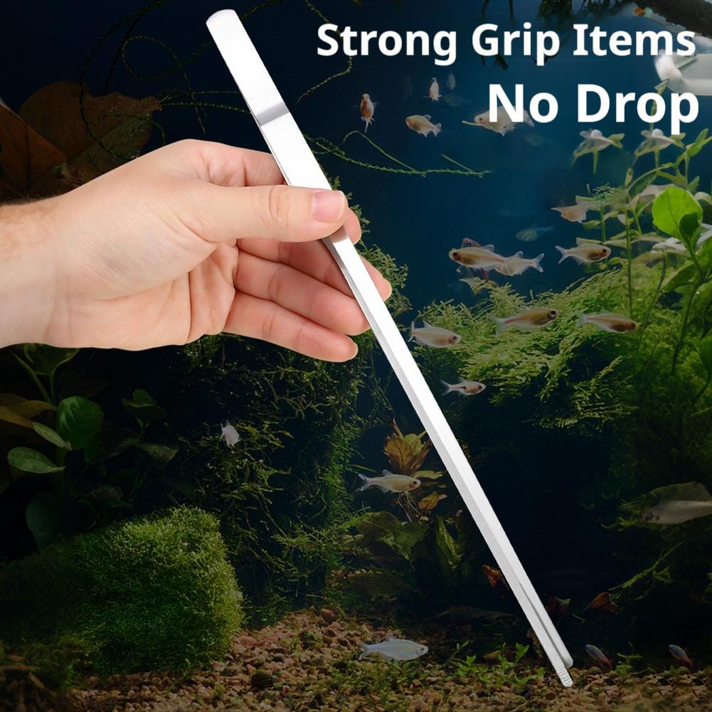 27cm Stainless Steel Aquarium  - Planted Clip Tweezers recension och pris